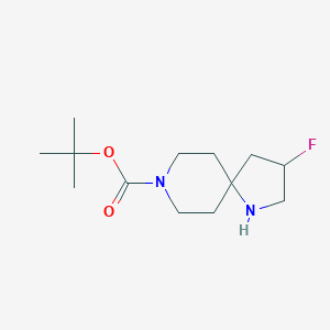 tert-Butyl 3-fluoro-1,8-diazaspiro[4.5]decane-8-carboxylate