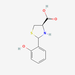 B1305221 (4R)-2-(2-hydroxyphenyl)-1,3-thiazolidine-4-carboxylic acid CAS No. 201942-90-7