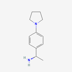 (1S)-1-(4-Pyrrolidinylphenyl)ethylamine