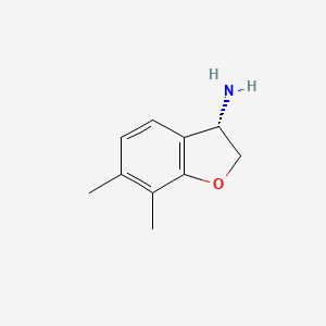 (S)-6,7-Dimethyl-2,3-dihydrobenzofuran-3-amine