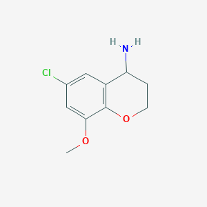 6-Chloro-8-methoxychroman-4-amine