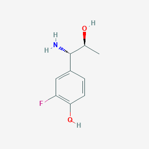 4-((1S,2S)-1-Amino-2-hydroxypropyl)-2-fluorophenol