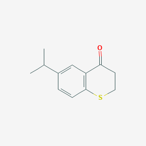 6-(Propan-2-YL)-3,4-dihydro-2H-1-benzothiopyran-4-one