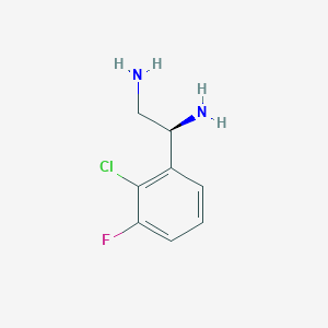 (1S)-1-(2-Chloro-3-fluorophenyl)ethane-1,2-diamine