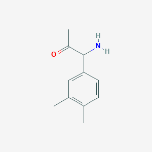 1-Amino-1-(3,4-dimethylphenyl)acetone