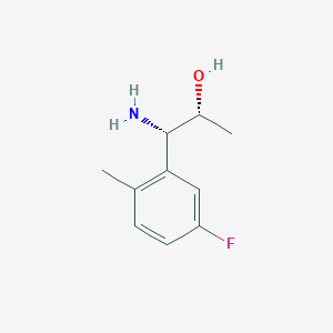 (1S,2R)-1-Amino-1-(5-fluoro-2-methylphenyl)propan-2-OL