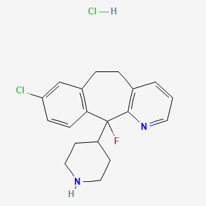 molecular formula C19H21Cl2FN2 B13052527 Desloratadineepimpurityahcl 