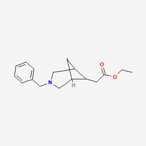 Ethyl 2-(3-benzyl-3-azabicyclo[3.1.1]heptan-6-YL)acetate