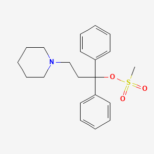 1,1-Diphenyl-3-(piperidin-1-yl)propyl methanesulfonate