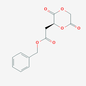 Benzyl (S)-2-(3,6-dioxo-1,4-dioxan-2-YL)acetate