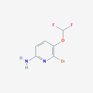 6-Bromo-5-(difluoromethoxy)pyridin-2-amine