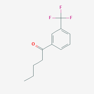 1-Pentanone, 1-[3-(trifluoromethyl)phenyl]-