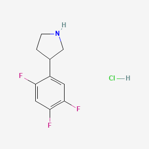 3-(2,4,5-Trifluorophenyl)pyrrolidine hcl