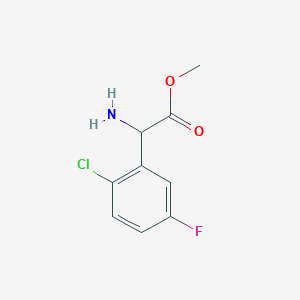 Methyl 2-amino-2-(2-chloro-5-fluorophenyl)acetate hcl