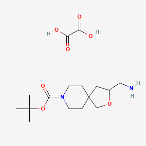 tert-Butyl 3-(aminomethyl)-2-oxa-8-azaspiro[4.5]decane-8-carboxylate oxalate