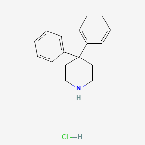 molecular formula C17H20ClN B1305266 4,4-二苯基哌啶盐酸盐 CAS No. 63675-71-8