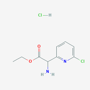 Ethyl 2-amino-2-(6-chloropyridin-2-YL)acetate hcl