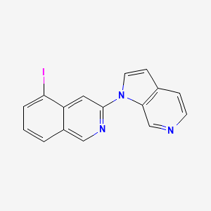 5-Iodo-3-(1H-pyrrolo[2,3-C]pyridin-1-YL)isoquinoline