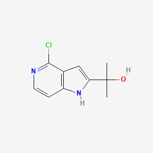 2-(4-Chloro-1H-pyrrolo[3,2-C]pyridin-2-YL)propan-2-OL