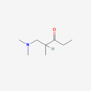 molecular formula C8H17NO B1305268 1-Dimethylamino-2-methylpentan-3-one CAS No. 51690-03-0