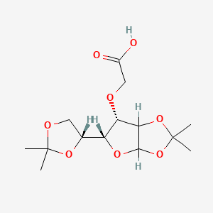 molecular formula C14H22O8 B1305269 3-O-Carboxymethyl-1,2,5,6-di-O-isopropylidene-alpha-D-glucofuranose CAS No. 64697-82-1