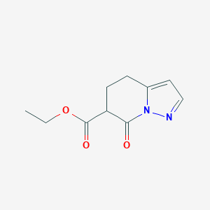 molecular formula C10H12N2O3 B13052740 Ethyl 7-oxo-4,5,6,7-tetrahydropyrazolo[1,5-A]pyridine-6-carboxylate 