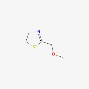 molecular formula C5H9NOS B1305276 Thiazole, 4,5-dihydro-2-(methoxymethyl)- CAS No. 70349-07-4