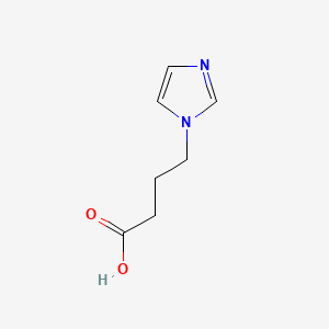 molecular formula C7H10N2O2 B1305278 4-(1H-imidazol-1-yl)butanoic acid CAS No. 72338-58-0