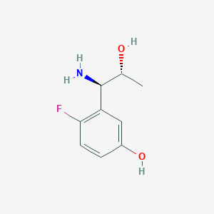 3-((1R,2R)-1-Amino-2-hydroxypropyl)-4-fluorophenol