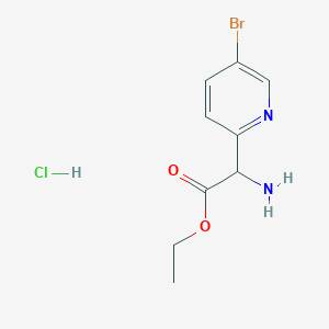 Ethyl 2-amino-2-(5-bromopyridin-2-YL)acetate hcl