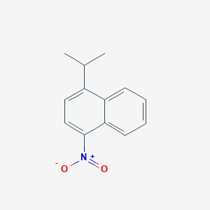 molecular formula C13H13NO2 B13052869 1-Isopropyl-4-nitronaphthalene 