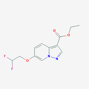 Ethyl 6-(2,2-difluoroethoxy)pyrazolo[1,5-A]pyridine-3-carboxylate