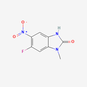 6-Fluoro-1-methyl-5-nitro-1,3-dihydro-2H-benzo[D]imidazol-2-one