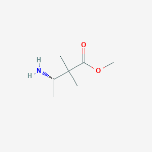 Methyl (3S)-3-amino-2,2-dimethylbutanoate