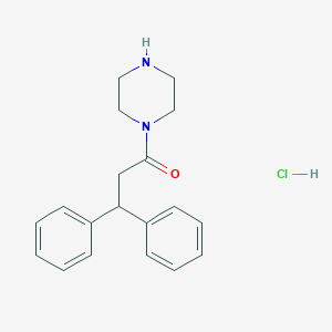 B130529 1-(3,3-Diphenylpropionyl)piperazine hydrochloride CAS No. 856841-75-3