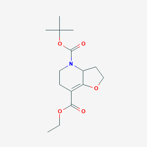 4-Tert-Butyl 7-Ethyl 3,3A,5,6-Tetrahydrofuro[3,2-B]Pyridine-4,7(2H)-Dicarboxylate