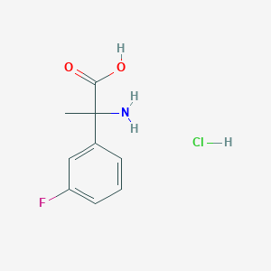 2-Amino-2-(3-fluorophenyl)propanoic acid hcl