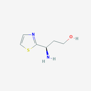 (3R)-3-Amino-3-(1,3-thiazol-2-YL)propan-1-OL