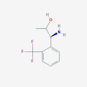 (1S)-1-Amino-1-(2-(trifluoromethyl)phenyl)propan-2-OL