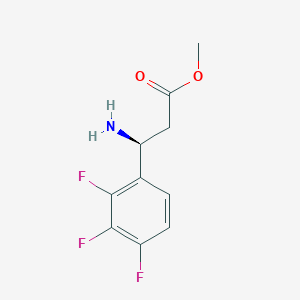 Methyl (3S)-3-amino-3-(2,3,4-trifluorophenyl)propanoate