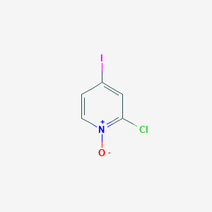 molecular formula C5H3ClINO B13052972 2-Chloro-4-iodopyridine 1-oxide 