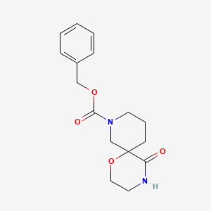 Benzyl 5-oxo-1-oxa-4,8-diazaspiro[5.5]undecane-8-carboxylate