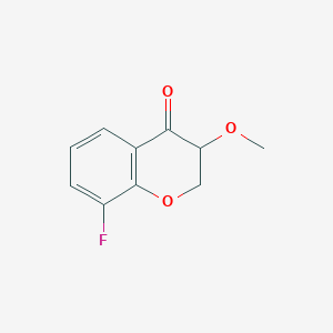 8-Fluoro-3-methoxy-3,4-dihydro-2H-1-benzopyran-4-one