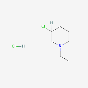 molecular formula C7H15Cl2N B1305299 3-Chloro-1-ethylpiperidine hydrochloride CAS No. 50461-27-3
