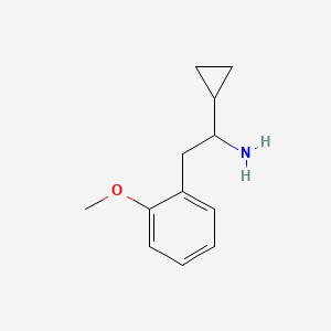 1-Cyclopropyl-2-(2-methoxyphenyl)ethan-1-amine