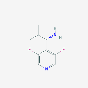 (S)-1-(3,5-Difluoropyridin-4-YL)-2-methylpropan-1-amine 2hcl