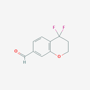 4,4-Difluorochromane-7-carbaldehyde