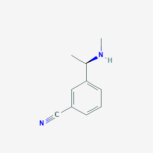 3-[(1R)-1-(Methylamino)ethyl]benzenecarbonitrile