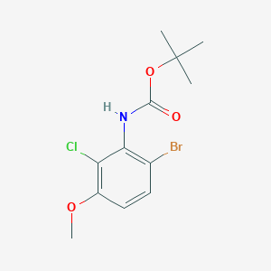 Tert-butyl (6-bromo-2-chloro-3-methoxyphenyl)carbamate