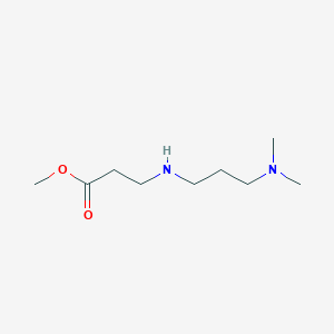 molecular formula C9H20N2O2 B1305310 Methyl 3-((3-(dimethylamino)propyl)amino)propanoate CAS No. 90796-69-3